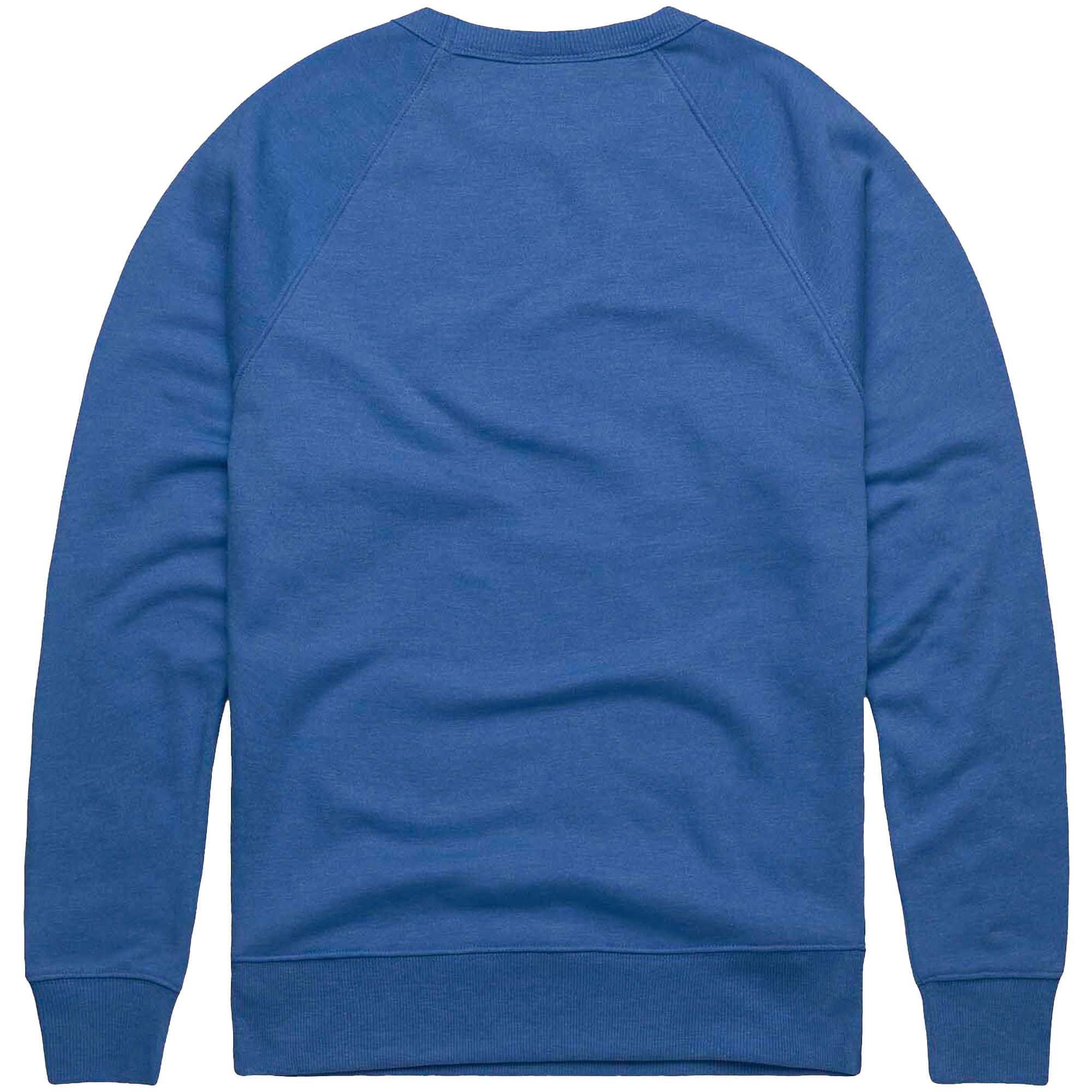 Men's Homage Royal Atlanta Braves Retro Tri-Blend Pullover Sweatshirt